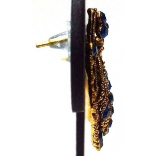 Golden Oxidized Earring Bali Jewelry Bollywoo Ethnic Imitation Drop Dangle EA106